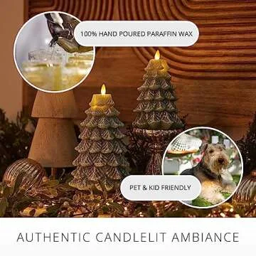 Luminara Flameless Tree Candle Safety Meets Holiday Elegance
