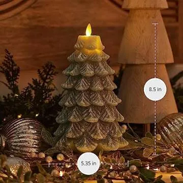 Luminara Flameless Tree Candle Safety Meets Holiday Elegance