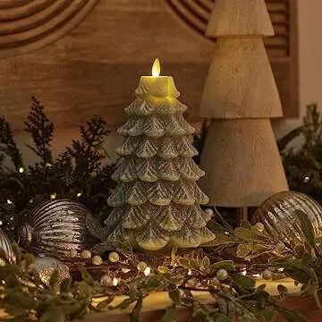 Luminara Flameless Tree Candle Safety Meets Holiday Elegance