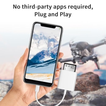 Dual Slot SD Card Reader for iPhone iPad Plug Play