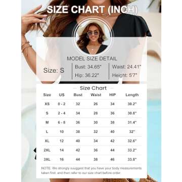 Blooming Jelly Women's Tummy Control Swim Dress Plus Size