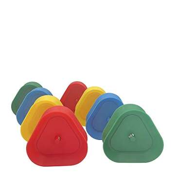 SEETOOOGAMES Playing Card Game Holders - Hands-Free Triangle Set (8 pcs)