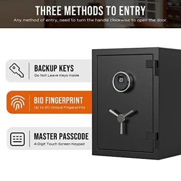 RPNB Biometric Fireproof Safe for Maximum Security