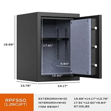 RPNB Biometric Fireproof Safe for Maximum Security