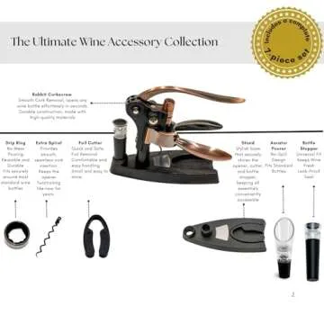 KANDOHAUS Wine Opener Set for Perfect Uncorking