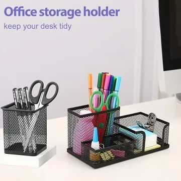 GATUSOO Mesh Pen Holder Set - 4 Organizers