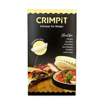 CRIMPiT Tortilla Sealer - Create Burritos, Calzones, Enchiladas & More - Start Enjoying Tortillas Like You've Never seen Them Before - Made in The UK