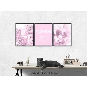 Fashion Wall Art & Decor - Glam Luxury Fashion design Poster - Haute couture - Inspiration Motivation Positive Quotes Wall Decor - Shabby chic Art - Gift for Woman, Girl, Teens, Fashionista