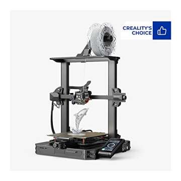 Official Creality Ender-3 S1 Pro 3D Printer Ender-3 S1 Upgrade with 300°C High-Temperature Nozzles PEI Spring Steel Plate LED Light Sprite Direct Dual-Gear Extruder CR Touch Automatic Bed Leveling