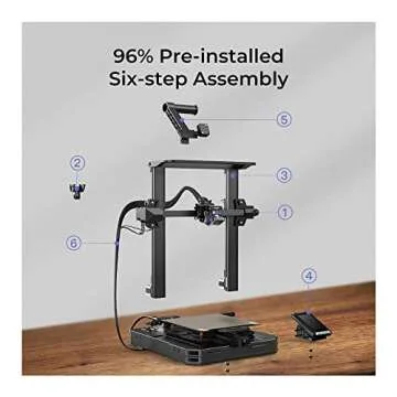 Official Creality Ender-3 S1 Pro 3D Printer Ender-3 S1 Upgrade with 300°C High-Temperature Nozzles PEI Spring Steel Plate LED Light Sprite Direct Dual-Gear Extruder CR Touch Automatic Bed Leveling