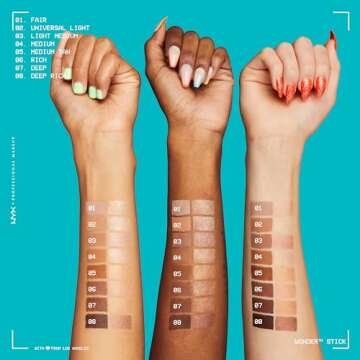 NYX PROFESSIONAL MAKEUP Wonder Stick, Face Shaping & Contouring Stick - Medium