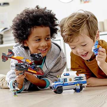 LEGO City Sky Police Diamond Heist Building Kit 400 Pieces