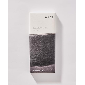 Mast Chocolate Bars | 6 Pack Organic Dark Chocolate 80% Cacao