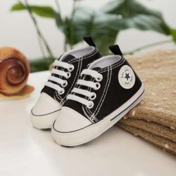 Stylish Baby Canvas Sneakers for First Steps