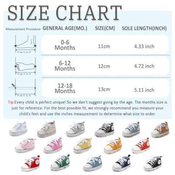 Stylish Baby Canvas Sneakers for First Steps