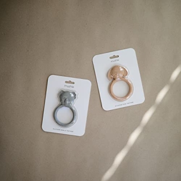 Mushie Silicone Baby Teether Toy | Engaging Design for Infants