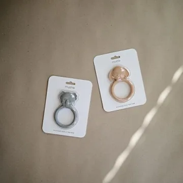 Mushie Silicone Baby Teether Toy | Engaging Design for Infants