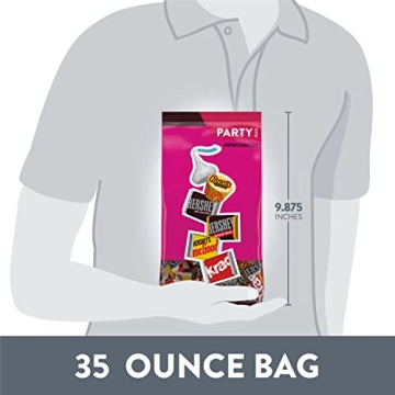 Assorted HERSHEY'S & REESE'S Candy Party Pack – 35 oz