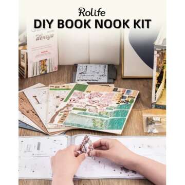 Rolife LED Book Nook Kit - Enchanting Decor Puzzle