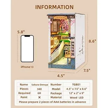 Rolife LED Book Nook Kit - Enchanting Decor Puzzle