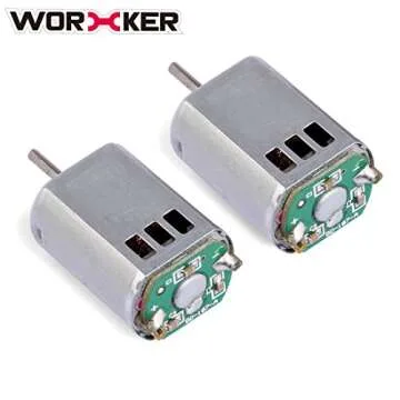 YAMIX WORKER Modified 132 Motor for nerf n-Strike Elite stryfe/rapidstrike CS-18/rebelle Rapid red/ (Circular Shaft) - Silver