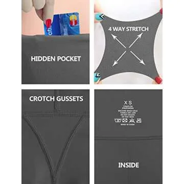 BUBBLELIME 29"/31"/33"/35"/37" 4 Styles Women's High Waist Bootcut Yoga Pants - Basic Nylon_SHADOWCHARCOAL(2) M-35 Inseam