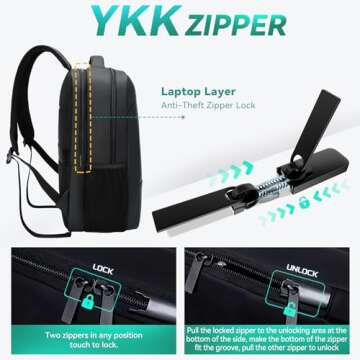 Victoriatourist Anti-Theft Travel Laptop Backpack for All