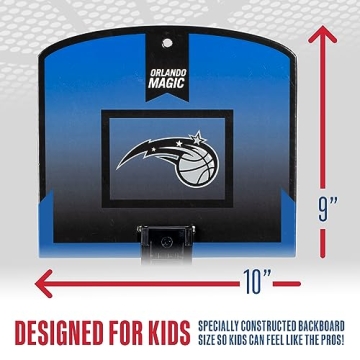 Franklin Sports NBA Orlando Magic Mini Basketball Hoop for Kids