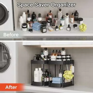 Ukeetap Multi-Purpose Pull-Out Storage Organizers for Home
