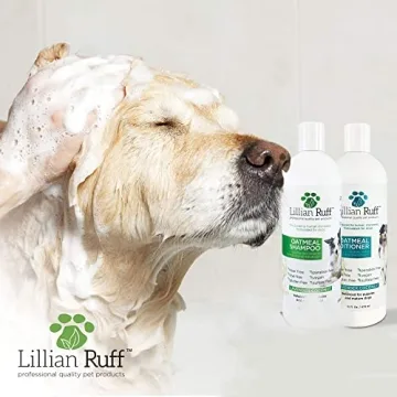 Lillian Ruff Calming Oatmeal Pet Shampoo & Conditioner Set