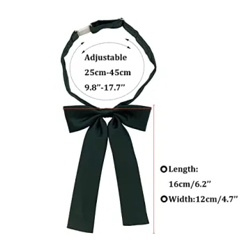 Elegant Women Silk Pre-tied Bow Tie for Parties