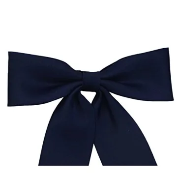 Elegant Women Silk Pre-tied Bow Tie for Parties