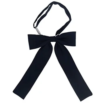 Elegant Women Silk Pre-tied Bow Tie for Parties