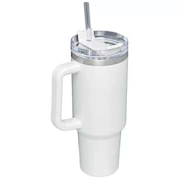 STANLEY Adventure 40oz Stainless Steel Quencher Tumbler-Frost White