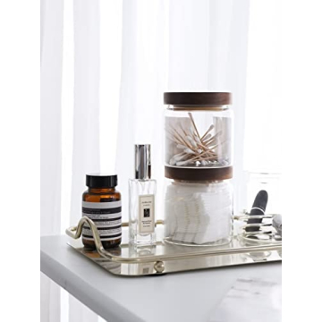 Kanwone Glass Storage Jars Set - Airtight Kitchen Containers