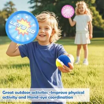 6Pcs Catch Ball Game Outdoor Toys for Kids Games Beach Toys Pool Toys Outdoor Yard Games, Summer Toy...