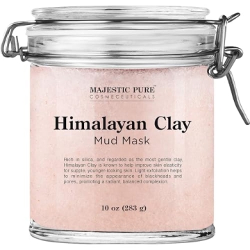 Majestic Pure Himalayan Clay Mud Mask Detox Brighten 10 oz