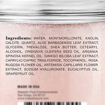 Majestic Pure Himalayan Clay Mud Mask Detox Brighten 10 oz