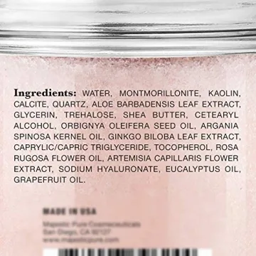 Majestic Pure Himalayan Clay Mud Mask Detox Brighten 10 oz