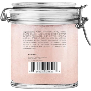 Majestic Pure Himalayan Clay Mud Mask Detox Brighten 10 oz