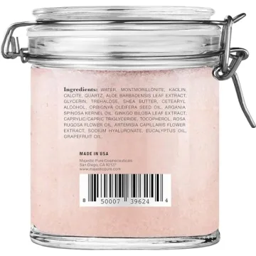 Majestic Pure Himalayan Clay Mud Mask Detox Brighten 10 oz