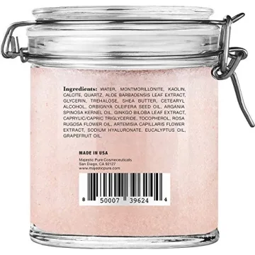 Majestic Pure Himalayan Clay Mud Mask Detox Brighten 10 oz