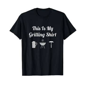 This Is My Grilling Shirt Funny BBQ Grill Dad T-shirt T-Shirt