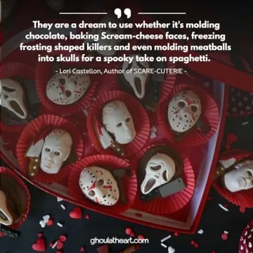 Horror Movie Character Silicone Molds for Halloween Fun