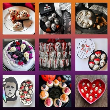 Horror Movie Character Silicone Molds for Halloween Fun