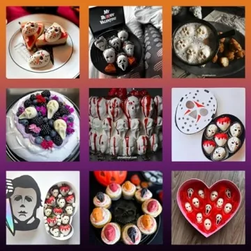 Horror Movie Character Silicone Molds for Halloween Fun