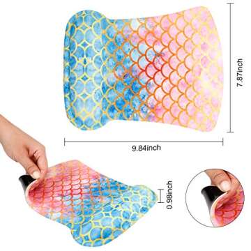 Ergonomic RICHEN Mouse Pad Set for Comfort & Support