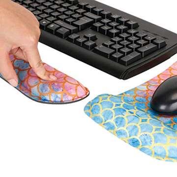 Ergonomic RICHEN Mouse Pad Set for Comfort & Support