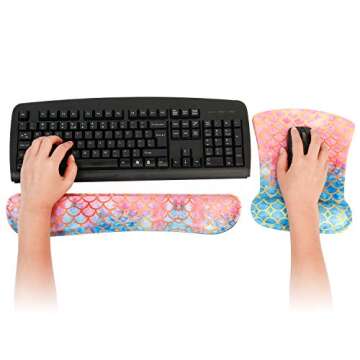 Ergonomic RICHEN Mouse Pad Set for Comfort & Support