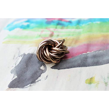 Möbii Fidget Ball (Solid Color) - Quiet ADHD Anxiety Stress Relief Tool for Home, Office, or Travel